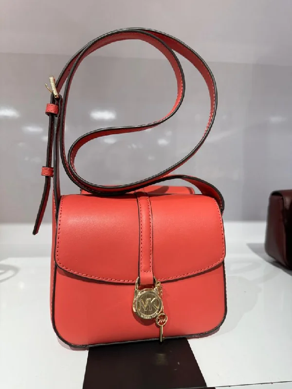 Michael Kors Lyra Small Flap Crossbody In Berry Sorbet (Pre-Order)