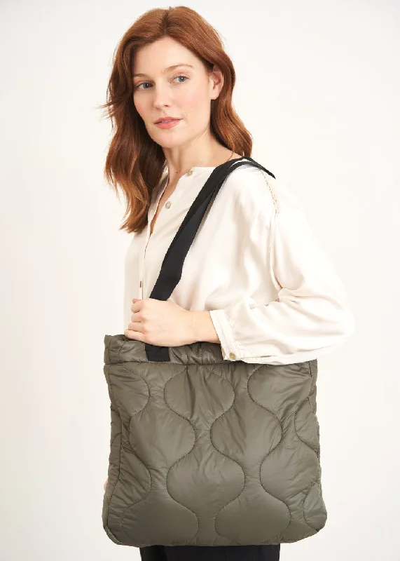 POSIE QUILTED BAG - KHAKI